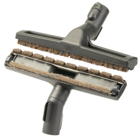 Hartbodendüse für Miele Serie S 300 (S311 / S318 / S371 / S381 / ..) - Parkettdüse mit Naturborsten, Einrast- und Parkvorrichtung von Microsafe®