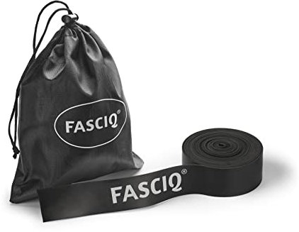 Banda de Compresión Muscular FASCIQ | Movilidad, Fitness y Recuperación | Terapia de compresión | 208 x 2.5 x 0.15cm | Bolsa de Tela Gratis