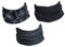Hilltop 3 x Motorrad Multifunktionstuch, Schlauchtuch, Sport-Halstuch, Bandana / 3-er Set in aktuellen Designs, 3er Set:White Black Art