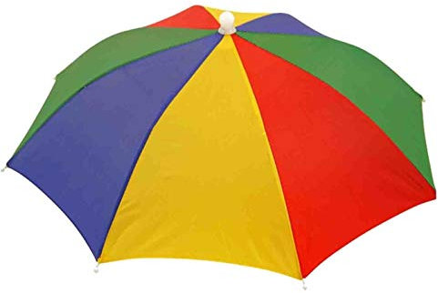 Toyland Regenschirm-Hut-multi farbiges - Kostüm-Zusatz - Fischen-Hut - Golf-Hut - Sonnenhut - für Kinder u. Erwachsene