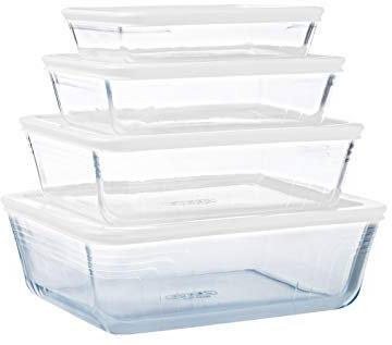 Pyrex Food Container, Glass