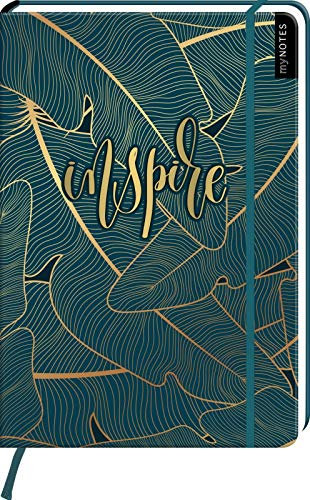 myNOTES Notizbuch A4: Inspire: Notebook large, gepunktet | Für inspirierte Visionär*innen: Ganz viel Raum für Pläne, Skizzen und Ideen
