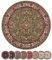 Hanse Home Design Kurzflor Wohnzimmerteppich Orient - Zabul Perser Look, Orientalischer Teppich für Esszimmer, Wohnzimmer, Schlafzimmer - Grün, 140 cm