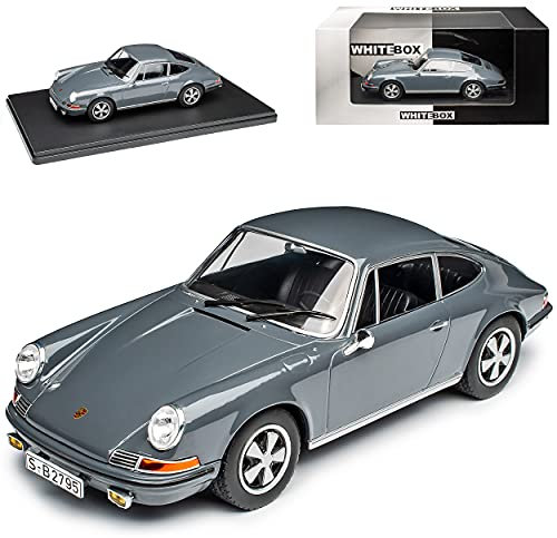 Whitebox Porsche 911 S Urmodell Coupe Grau 1963-1973 1/24 Modell Auto