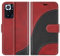 BoxTii Coque pour Xiaomi Redmi Note 10 Pro, Portefeuille Etui en Cuir PU, Magnétique Protection Housse Coque pour Xiaomi Redmi Note 10 Pro, Rouge