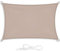 ERPENG Rechteck Sonnensegel Baldachin 3.5x5.5m Wetterfest,95% UV Schutz Balkonverkleidung mit Seilen und Befestigungs Kit Hochwertigem Polyester für Balkon, Schwimmbad, Kleiner Garten, Brown