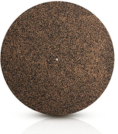 12 Inch Anti-Static Cork Turntable Mat, Non-Slip Slipmat Pad for LP Records
