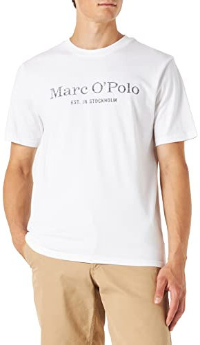 Marc O'Polo Herren B21222051230 T-Shirt, Weiß New, XL EU