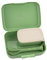 CANDY READY Lunchbox-Set + Besteck-Set nature leaf green