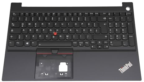 Lenovo 5M11A36302 Original Tastatur inkl. Topcase DE (deutsch) schwarz | mit Backlight und Mouse-Stick für ThinkPad E15 Gen 2 (20TD/20TE)