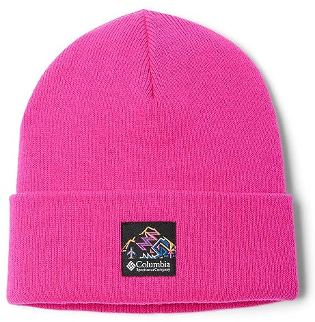 Columbia Unisex City Trek Heavyweight Beanie-Mütze, rot, Einheitsgröße