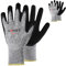 HPHST Schnittschutz Handschuhe Handschutz für Schneiden Arbeitshandschuhe Level 5 Gartenhandschuhe Herren Damen Schnittfeste Handschuhe für Küchen Gartenbau Baustelle Grau 2 Paare Größe:8/ M