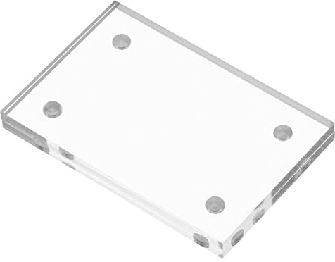 PATIKIL 1.6 x 2.4 x 0.2 Acrylic Picture Frame, Magnetic Photo Frames Display Double Sided for Family Home Office, Clear