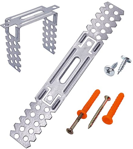 SKIR'CO (40 piezas) Soportes de montaje 60/75 mm, ganchos de techo directos, colgador en U para perfil de CD