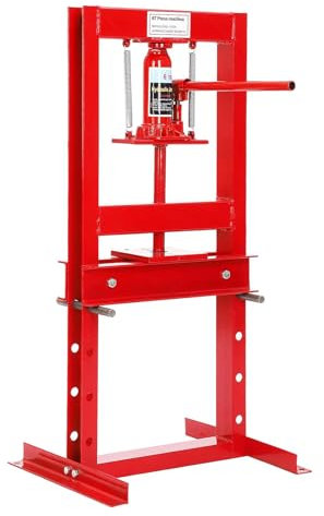 Supernic 6 Ton Hydraulic Workshop Press Heavy Duty Hydraulic Bench Press Machine - Workshop Garage Bearing Stand for Garage or Shop and More