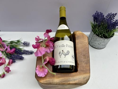 Driftwood Wine Champagne Prosecco Bottle Holder Single - Handcarved Teak Root