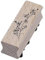 Artoz Stempel – Holzstempel – „Blumenzweig“ – 60 x 20 mm – Motivstempel zum Kartenbasteln für Einladungen, Geburtstag, Grüße