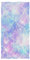 Bain Serviettes Échelle De Poisson À Coquille Magique Mer-Maid Galaxy Serviette Garçons Enfants Serviettes Doux Drap De Plage, pour Les Voyages, Baignade, 40x70cm