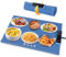 Silicone Food Warming Mat, Electric Silicone Warming Tray with 6 Temperature 5 Timer & Safety Lock, Rollable & Portable Food Warmer Mat for Kitchen Buffet Server Heating Tray, 65 x 38 x 2cm (Blue)