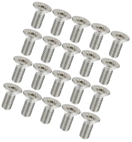 Motoforti 20pcs Brake Disc Rotor Screws Bolts Kit 93600-06014-0H for Honda Long-lasting