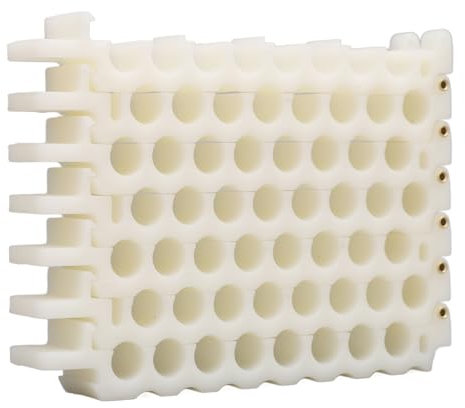 Cable Hole Comb, Compact Matrix Hole Structure Design, 9mm Hole Diameter Convenient and Practical Tool for CAT 5, CAT 6, CAT 7 Cable (8x6 Holes)
