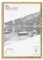 CLAMARO 'COLLAGE 20' Bilderrahmen 33x98 handgefertigt nach Maß | Eiche vintage silber | Moderner 20 mm breiter slim Design MDF Holzbilderrahmen inkl. Acrylglas, Rückwand und Aufhänger