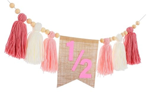 BESTonZON Hochstuhl-banner Für Geburtstag Hochstuhl-dekoration Aus Strapazierfähigem Leicht Einfach Zu Bedienen Für Babyfeiern Wimpelgirlande Zur Feier