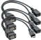 2-In-1 USB Port OTG Cable 3pcs Portable Micro OTG Power Adapter Compatible with Firestick Media Devices and More Supports Data Transfer and Charging High-Speed 13.5cm