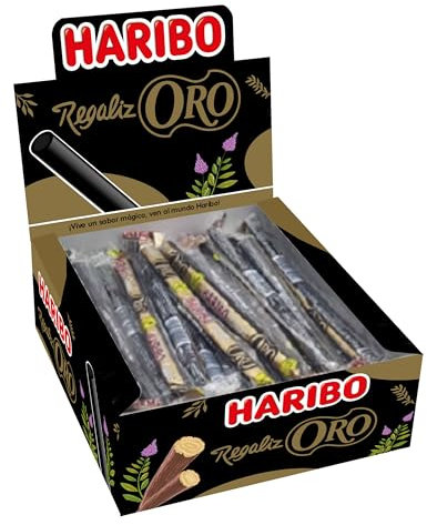 HARIBO REGALIZ ORO 1 caja de 75 sticks
