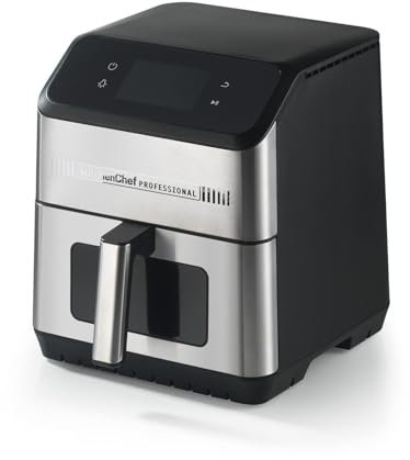 FRITEUSE MULTICUISEUR AIRFRYER 1800 1 CUVE 7L CONNEXION WIFI COMMANDE DIGITALE NETTOYAGE FACILE NOIR