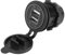 Lahdrhab 5V 4.2A Dual 2USB Cargador Adaptador de Enchufe de Corriente para Motocicleta Coche 12V 24V (Azul)