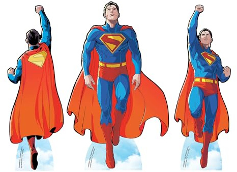 Star Cutouts SC4805 Superman Look Up Three Shelf Top Pack Cardboard Cut Out Height 31cm