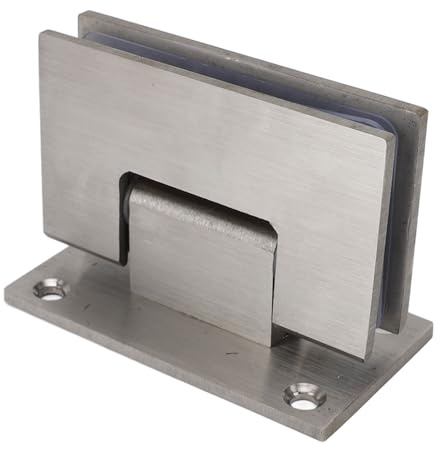 FTVOGUE Glas-Duschtürscharniere, 90-Grad-Scharniere aus Robustem Edelstahl für Rahmenlose Duschtüren, Schränke, Wand-zu-Glas-Hardware-Ersatz