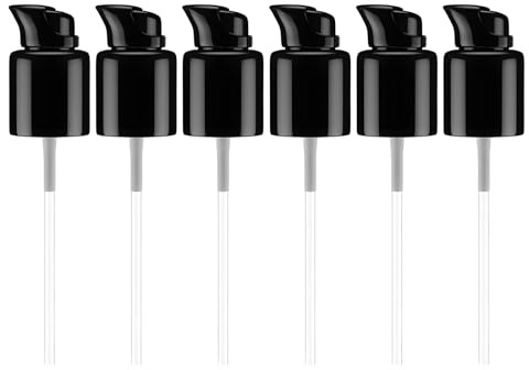 6Pcs Replacement Foundation Pump Head For Mac And Estee Lauder Double Wear,For Estee Lauder Foundation Pump With Protective Cap And Rotating Dispenser,For Makeup Bottles