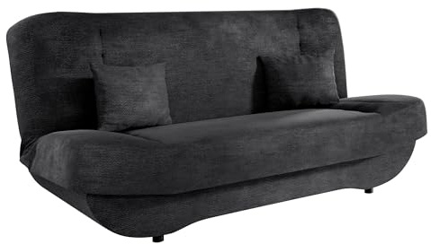 Mirjan24 Sofa Pinto mit Bettkasten und Schlaffunktion, Schlafsofa, Farb- und Materialauswahl, Wohnlandschaft, Couch vom Hersteller, Schlafcouch (Margo 227.09)