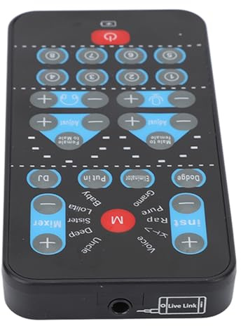 CHEOTIME Changeur de Voix Portable Carte Son Changeur de Voix avec Micro Écouteur 8 Effets Sonores Fixes Mélangeur Audio pour Enregistrement de Musique de Jeu
