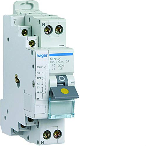 disjoncteur fil pilote 20a 3ka courbe c phase neutre hager à vis
