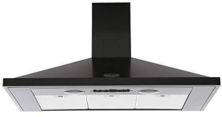 Rangemaster LEIHDC100BC 100cm Chimney Cooker Hood - Black
