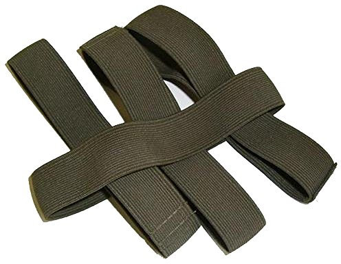 4X BW Hosengummi, Beingummi, Bundeswehr, Neu