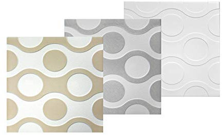 20 m2 Placas de techo poliestireno placas estuco Farbige placas 50 x 50 cm, nº 98 BR