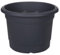 Whitefurze G01R40 40cm Milano Round Planter - Gunmetal Grey