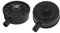 sourcing map 2pcs Filtre à Air Compresseur Filtration tranquille réparation 20mm filetage noir