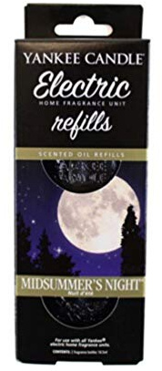 Yankee Candle Midsummer Night Scent Plug Refills, Black, EHF Twin Pack