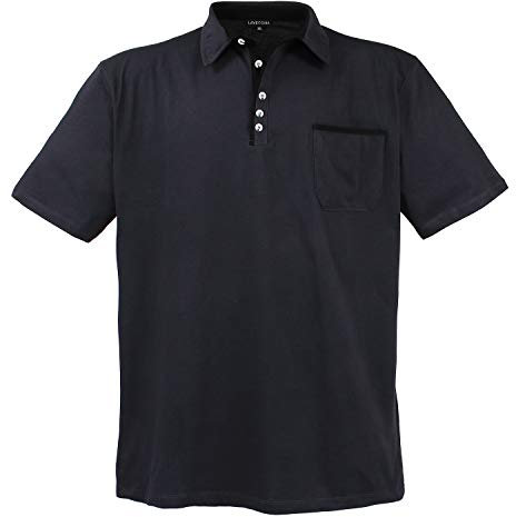 Lavecchia Herren àœbergrößen Poloshirt LV1701A , Anthrazit, 5XL