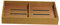 HankStar Zigarrentablett aus massivem spanischem Zedernholz, mit verstellbarer Trennwand, passend für große Humidoren, 30,5 x 17,8 x 4,4 cm