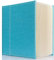 Safedealshop Self-Stick Page Photo Album, Family Album, Leather Cover, Holds 3X5, 4X6, 5X7, 6X8, 8X10 Photos, Waterproof, Dustproof, 11x9.5 inches, Turquoise