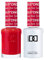DND Duo Gel & Nail Polish Set - Lucky Red 637-2x15ml