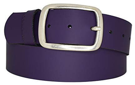 DayneQ, Damengürtel Gürtel Altsilber Nickelfree Gürtelschnalle echt Ledergürtel, 4cm Breit Echt Leder Guertel 39 Farben und 16 Längen