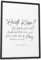 Papierschmiede® Bilder Home Kunstdruck mit Rahmen A3 (30x42 cm) Spruch Poster Zuhause Schrift Bild Wanddeko in schwarz weiß, Sprüche für Wohnzimmer Büro Küche, Heidi Klum