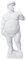 TOYANDONA 1stk Fette David-Statue David Gartenskulptur Griechische Statue Von David Skulptur Figur Statuen Der Römischen Renaissance Römische Statue Für Zu Hause Harz Büste Weiß Rom
